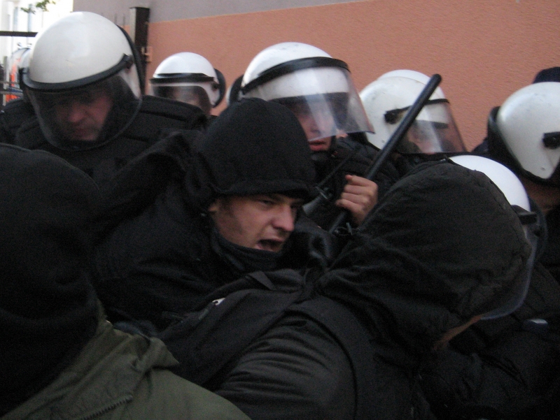 Eksmisja - protest anarchistów - Aleksandra Włodarczyk