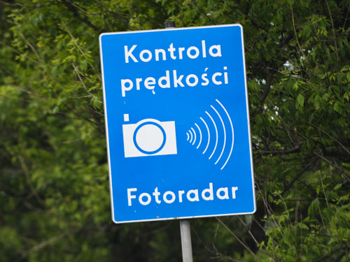 Znak fotoradaru - Przemek Modliński