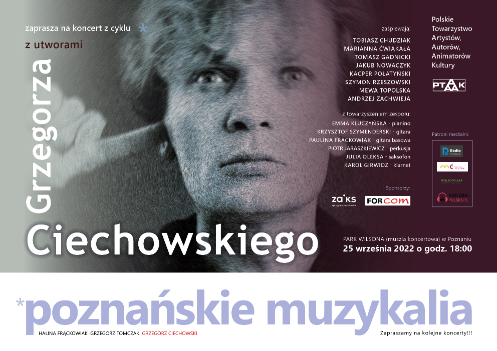20 rocznica śmierci Grzegorza Ciechowskiego w Parku Wilsona 2022 - Organizator