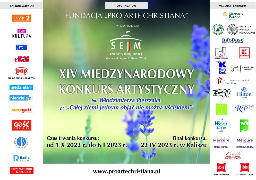XIV Międzynarodowy Konkurs Artystyczny im. Włodzimierza Pietrzaka 2022 - Organizator