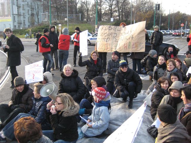 protest żłobki - Magdalena Konieczna