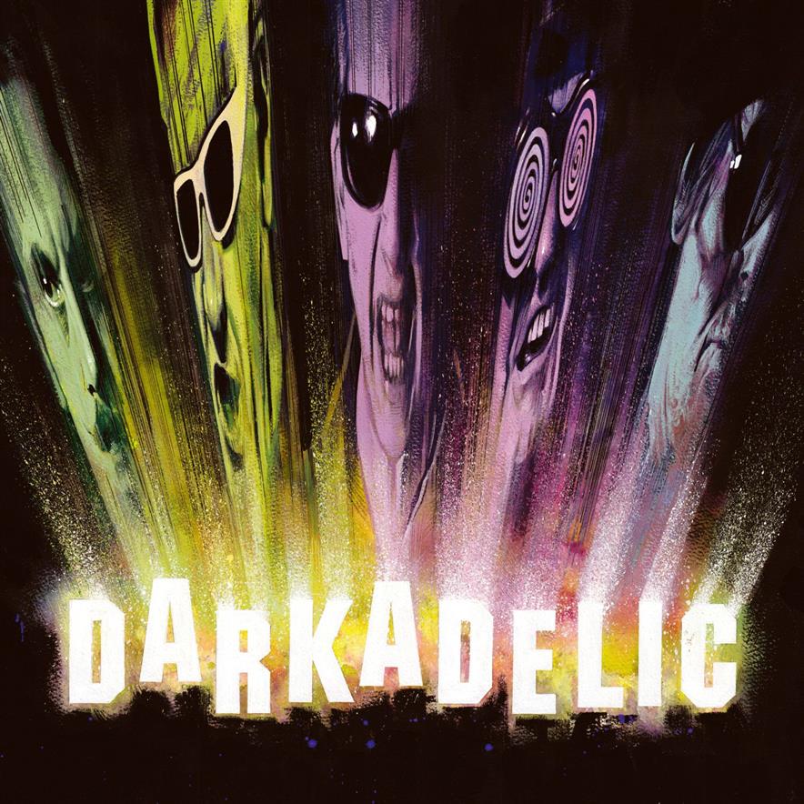The Damned „Darkadelic” - okładka płyty