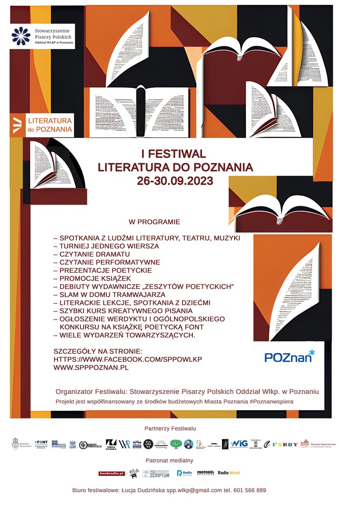 I Festiwal Literatura do Poznania
