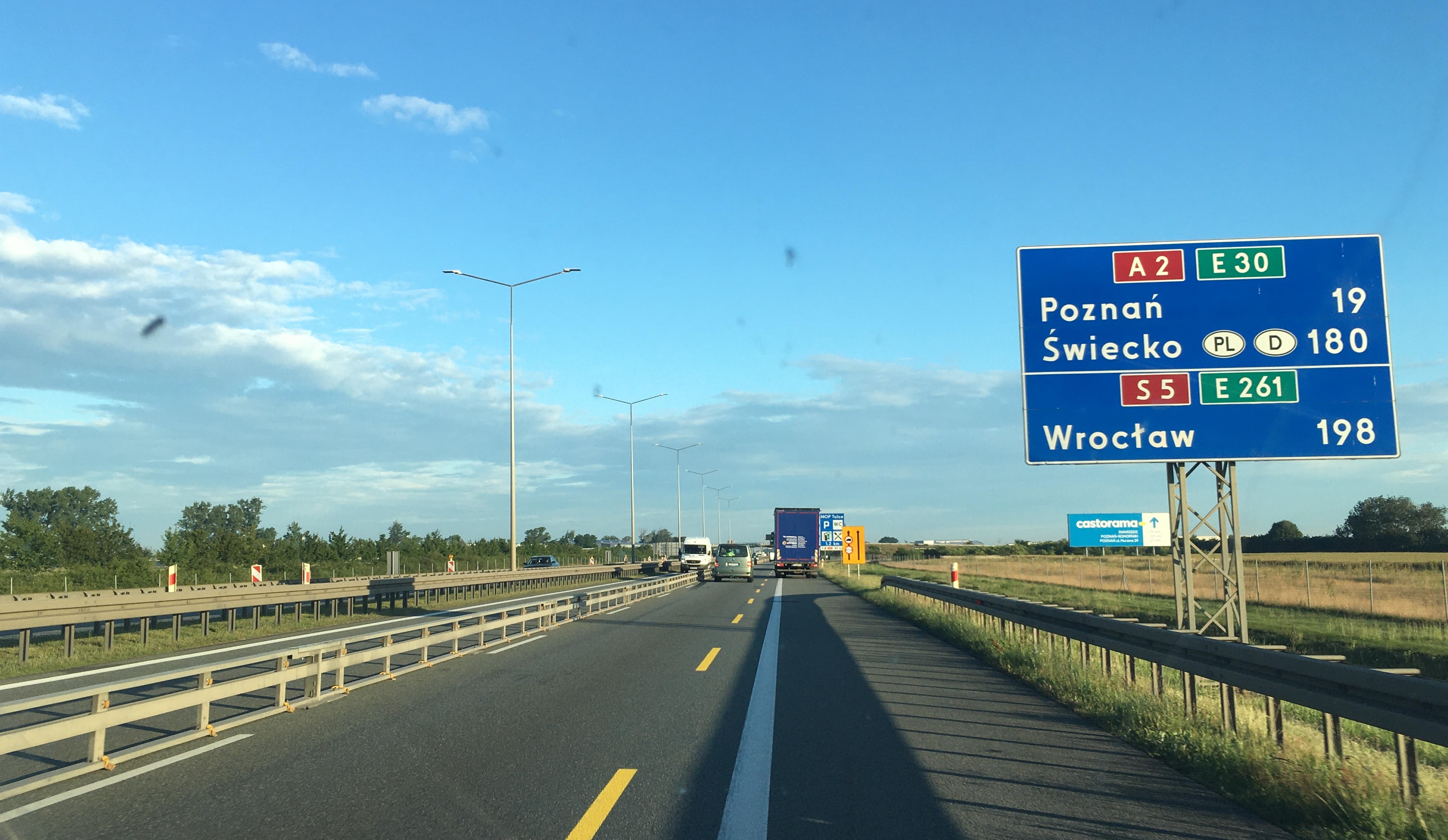 A2 autostrada prace pas budowa - MotoSygnały