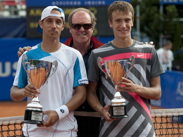 Denis Gremelmayr, Wojciech Fibak, Andriej Kuzniecow - Poznań Porsche Open 2010  - Przemek Modliński