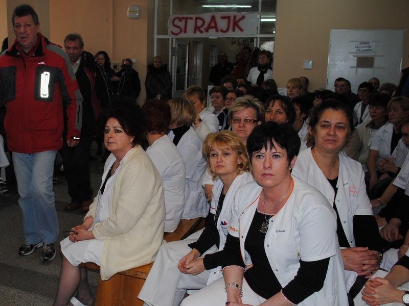 Strajk w szpitalu w Koninie - Iza Matyba