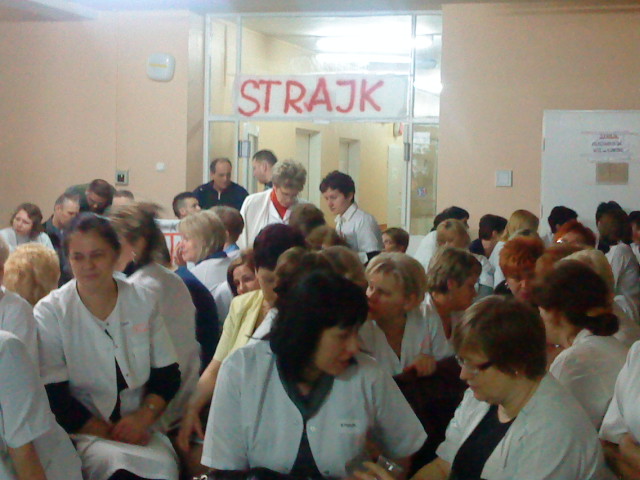 Strajk w konińskim szpitalu - Iwona Krzyżak
