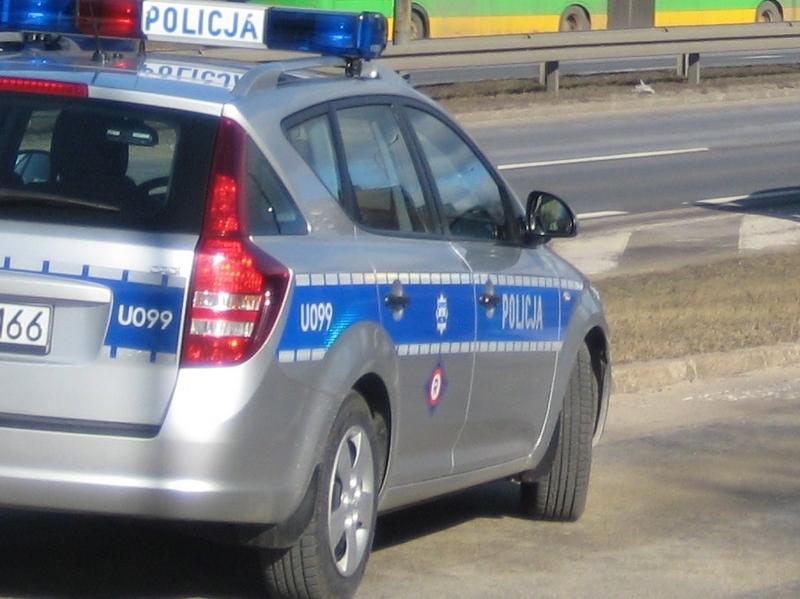 Policyjny patrol, radiowóz - Aleksandra Włodarczyk