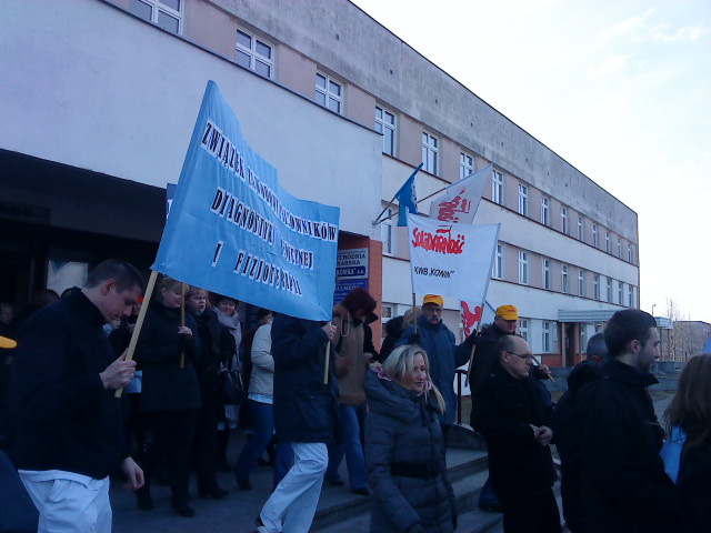 Strajk w szpitalu w Koninie - 24-godzinny - Iwona Krzyżak