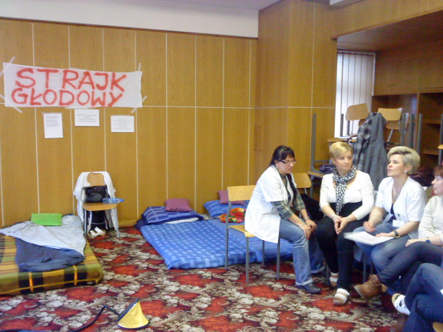 Strajk głodowy w szpitalu w Koninie - Iwona Krzyżak