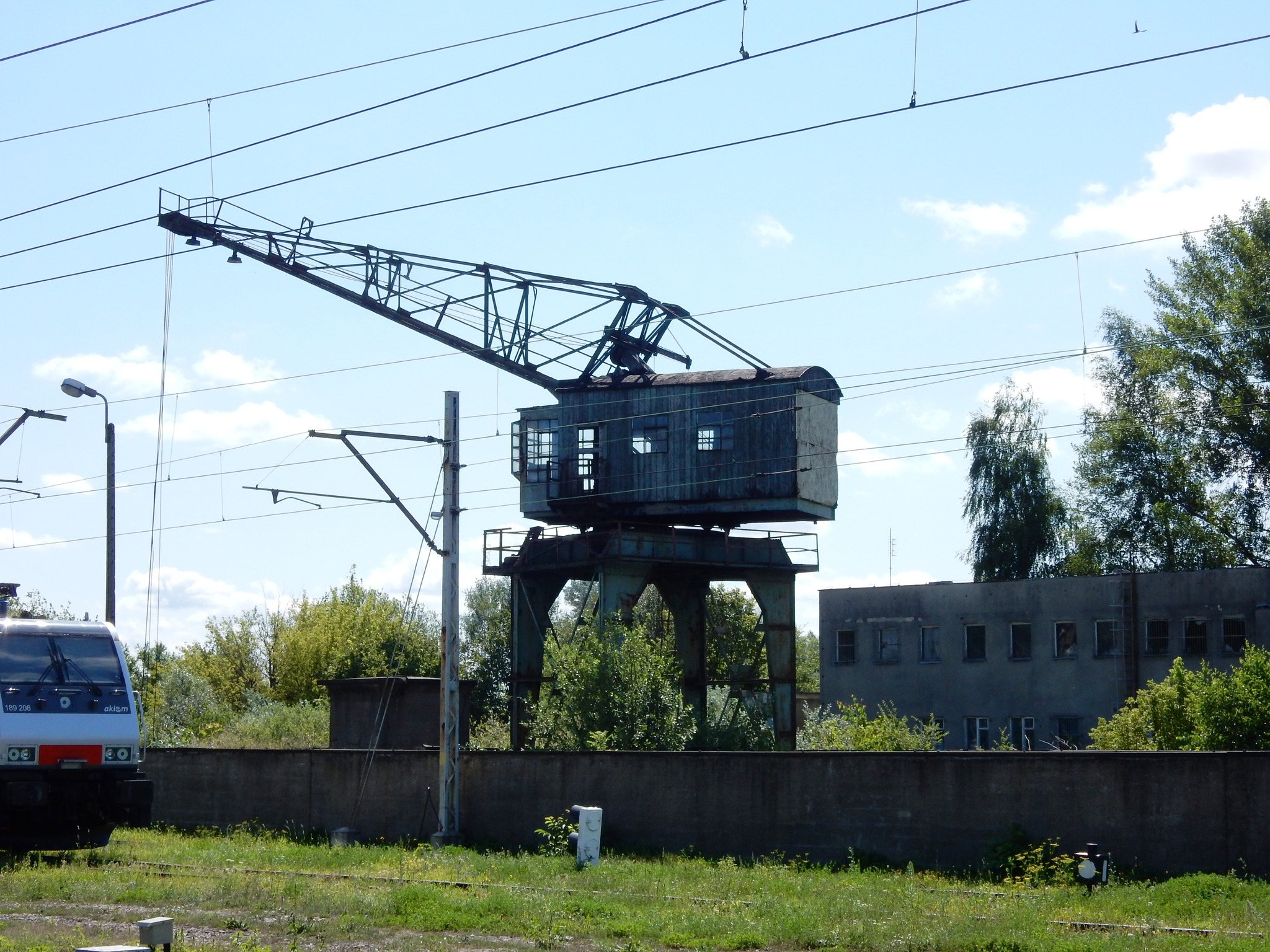 żuraw węglowy parowozownia gniezno - WUOZ w Poznaniu