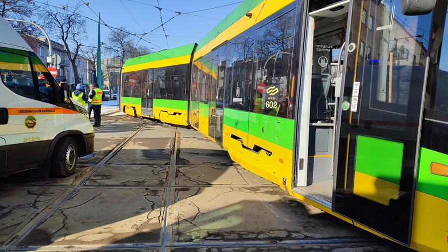 mpk tramwaj wykolejenie - MPK Poznań