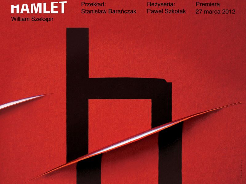 Hamlet - plakat - Teatr Polski w Poznaniu