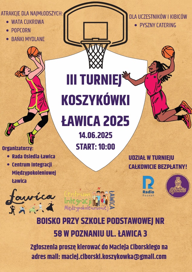 Trzeci Turniej Koszykówki - Ławica 2025 - Organizator