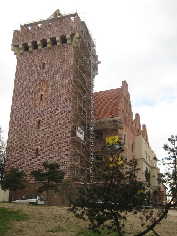 Zamek Przemysła - budowa wieży - Jacek Butlewski