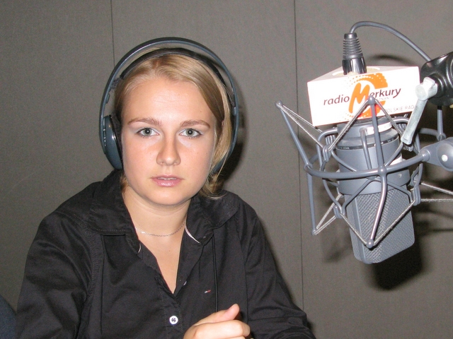 Hanna Urbaniak - studio - Radio Merkury