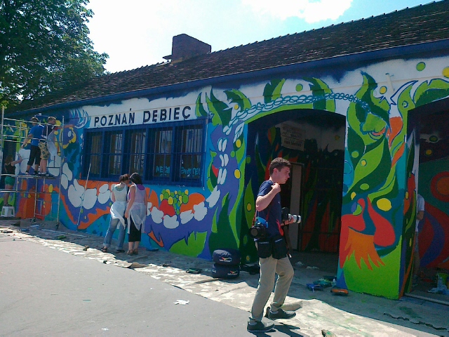 Poznań Dębiec grafiti 1 - Jacek Kosiak