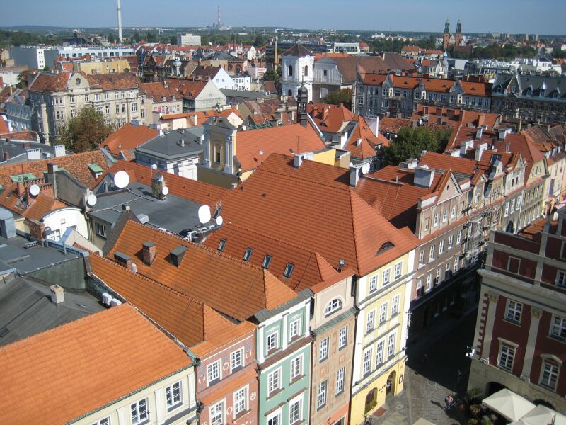 panorama poznan stary rynek stare miasto dachy2 - Jacek Butlewski