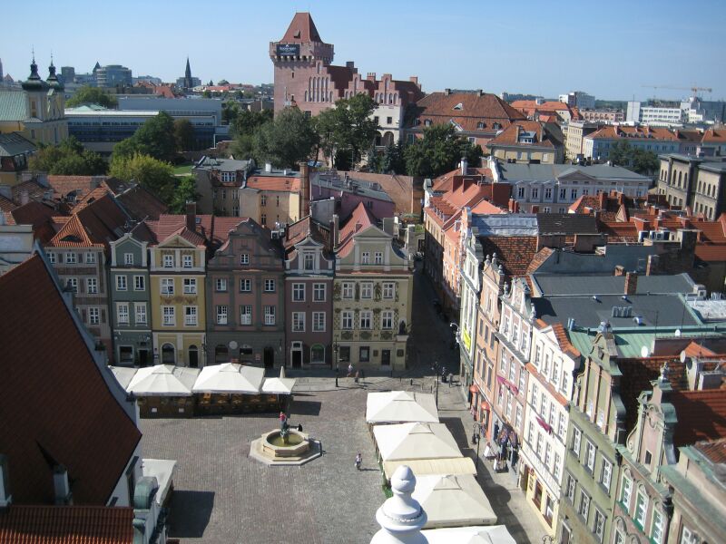 panorama poznan zamek przemysła rynek - Jacek Butlewski
