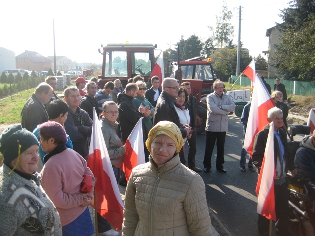 Protest na drodze - - Rafał Regulski
