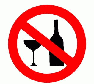 Zakaz picia alkoholu