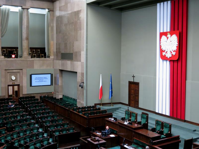 Sejm, krzyż w Sejmie - Katarzyna Werczyńska