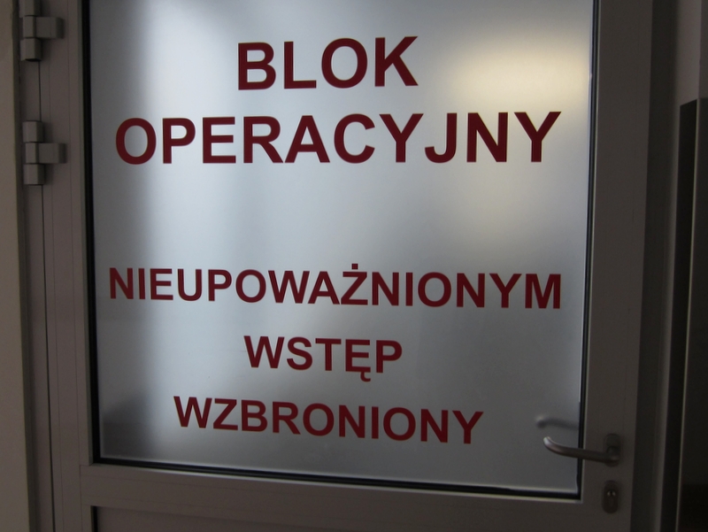 Blok operacyjny, alarm, szpital, OIOM, operacja - Anna Skoczek