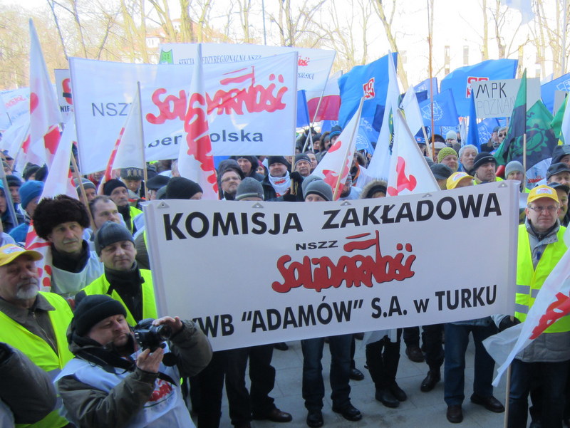 Protest Solidarności - czas pracy - Jacek Kosiak