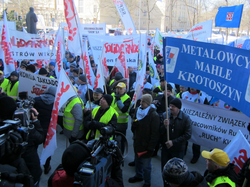 Protest Solidarności - czas pracy - Jacek Kosiak