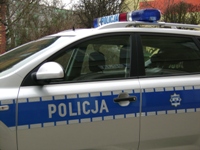 Policyjny radiowóz KIA - Policja/Jarocin