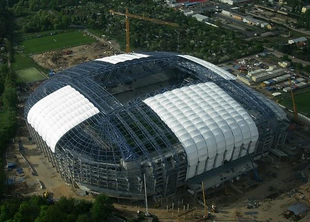 Stadion Lecha - widok z lotu - Urząd Miasta Poznania
