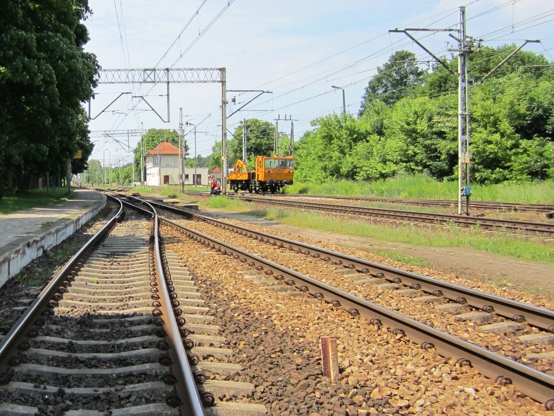 kolej, pociąg, stacja - Anna Skoczek