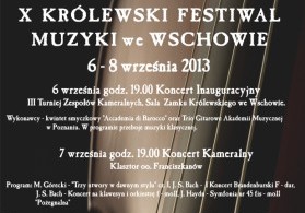 X Królewski Festiwal Muzyczny - X Królewski Festiwal Muzyczny