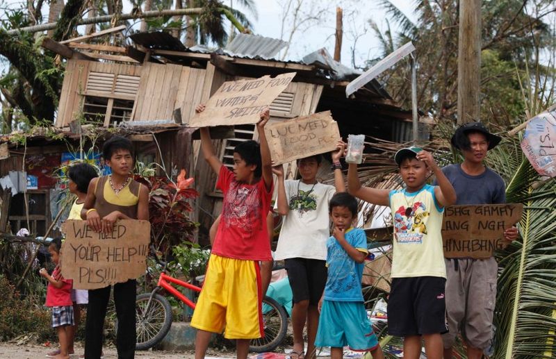 tajfun na Filipinach - Caritas