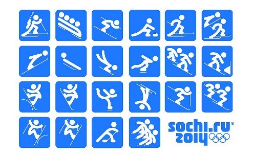 piktogramy soczi - Sochi 2014