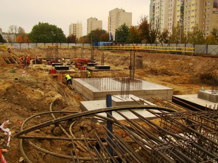 Plac budowy parku techn - Dębiec - PTP