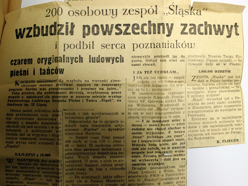 śląsk z archiwum wycinek z gazety - Archiwum MTP
