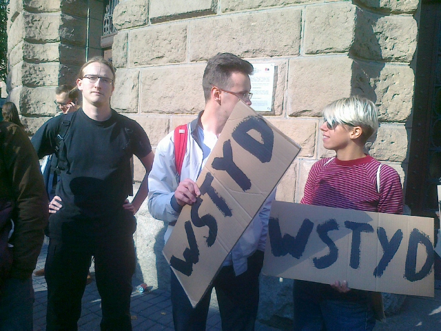 wstyd protest3 - Jacek Kosiak