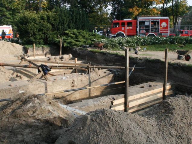 wykopaliska archeo akcja ratunkowa1 - Straż Pożarna/Poznań