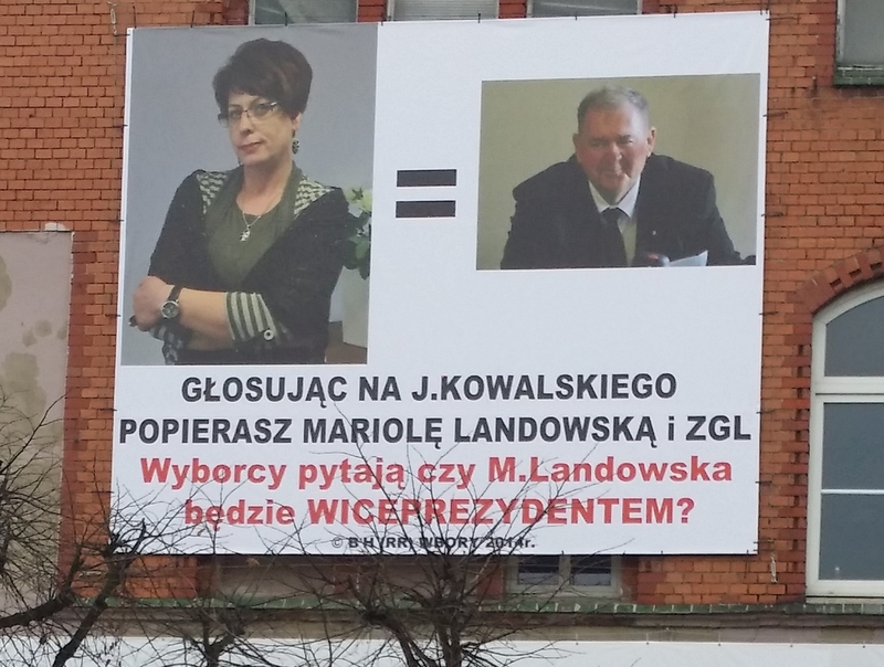 transparent wyborczy na kamienicy gno - Rafał Muniak
