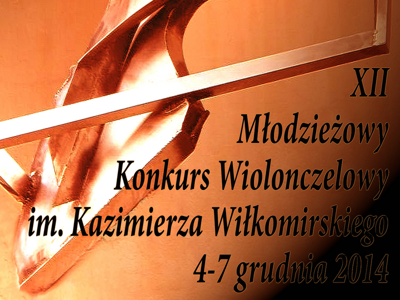Konkurs Wiolonczelowy plakat - Międzynarodowy Konkurs Wiolonczelowy 