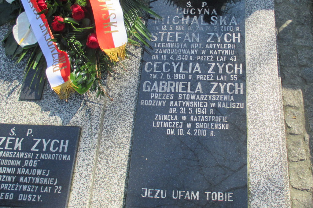 grób gabrieli zych 2015 - Danuta Synkiewicz