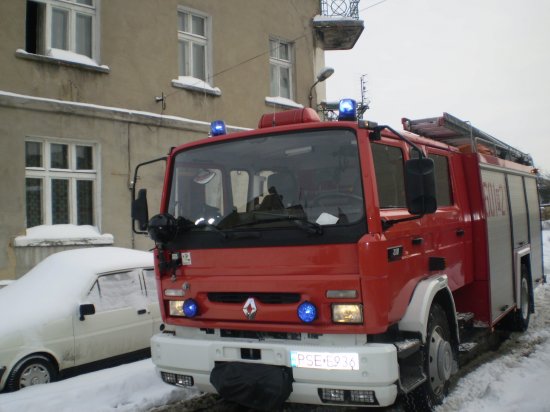 Straż pożarna - zimą - KWPSP w Poznaniu