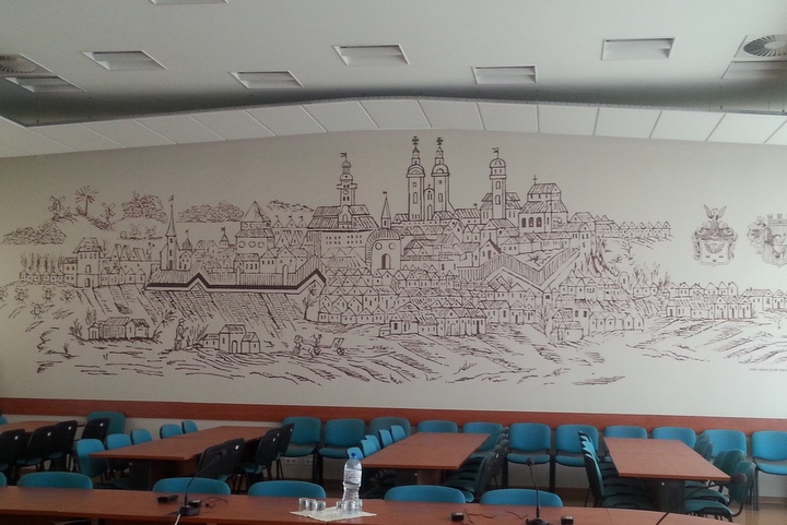 sala sesyjna Leszno mural - UM Leszno