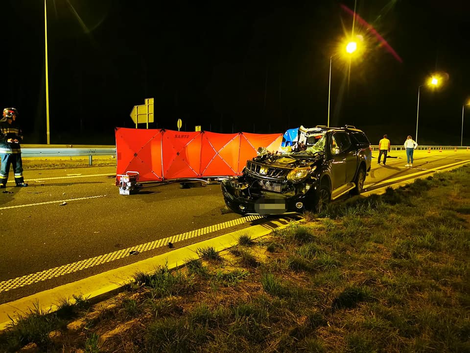 Tragiczny wypadek w nocy na S5 Zablokowana była też autostrada Radio