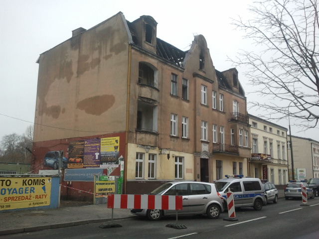 kamienica w wągrowcu po pożarze - Rafał Muniak