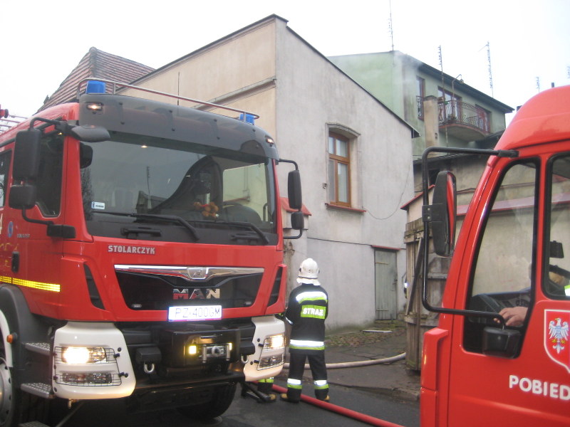pożar w pobiedziskach - Rafał Muniak