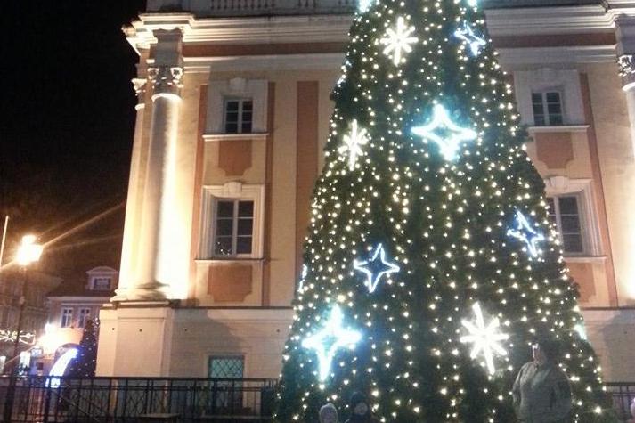 leszno choinka na rynku - UM Leszno