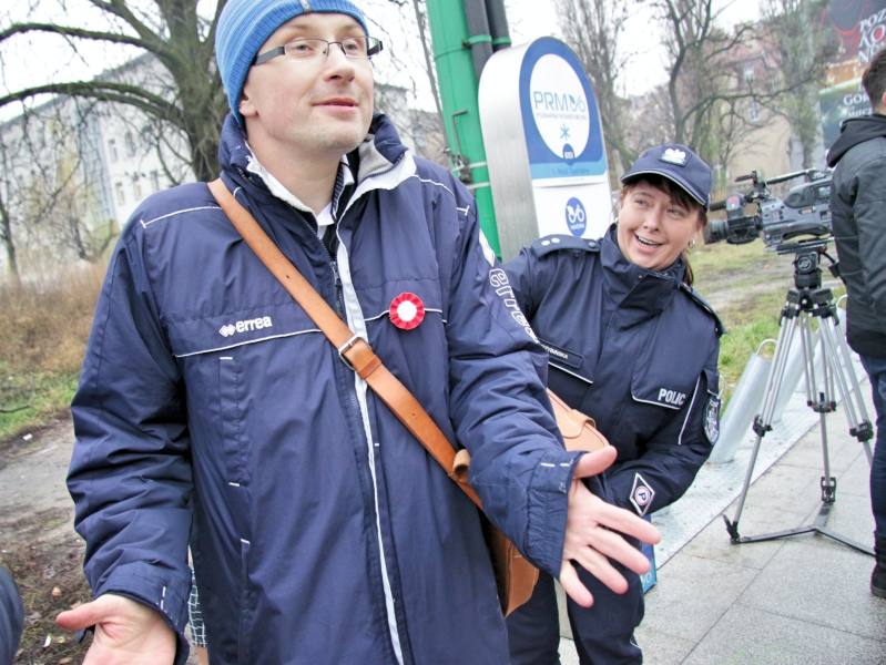 akcje propagandowa przeciw kieszonkowcom - Marcin Wesołowski