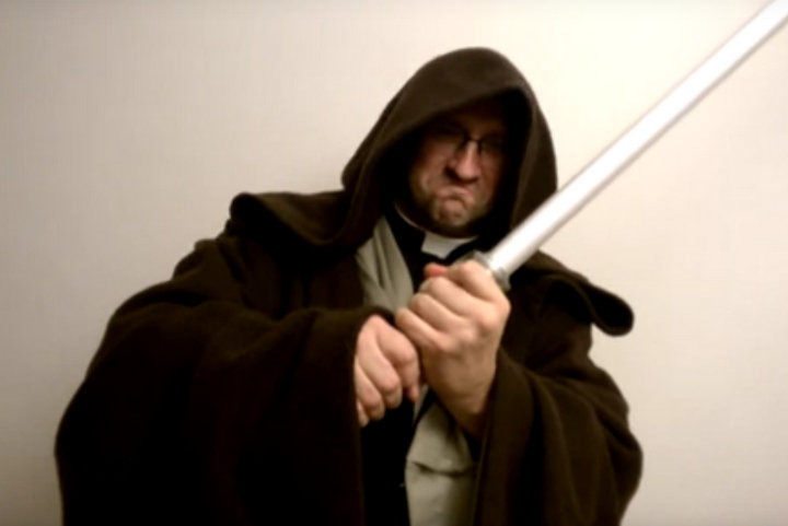 rycerz jedi ksiądz piotrowski - Ksiądz Adam Piotrowski